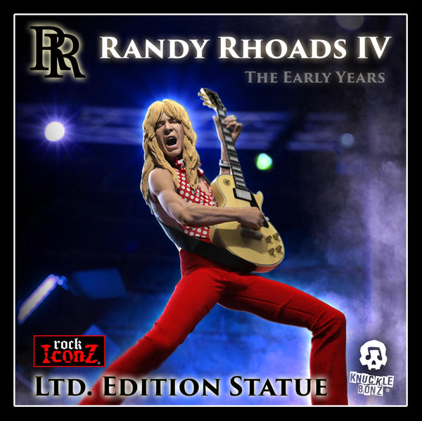 Randy Rhoads IV The Early Years Red Version KnuckleBonz Statue