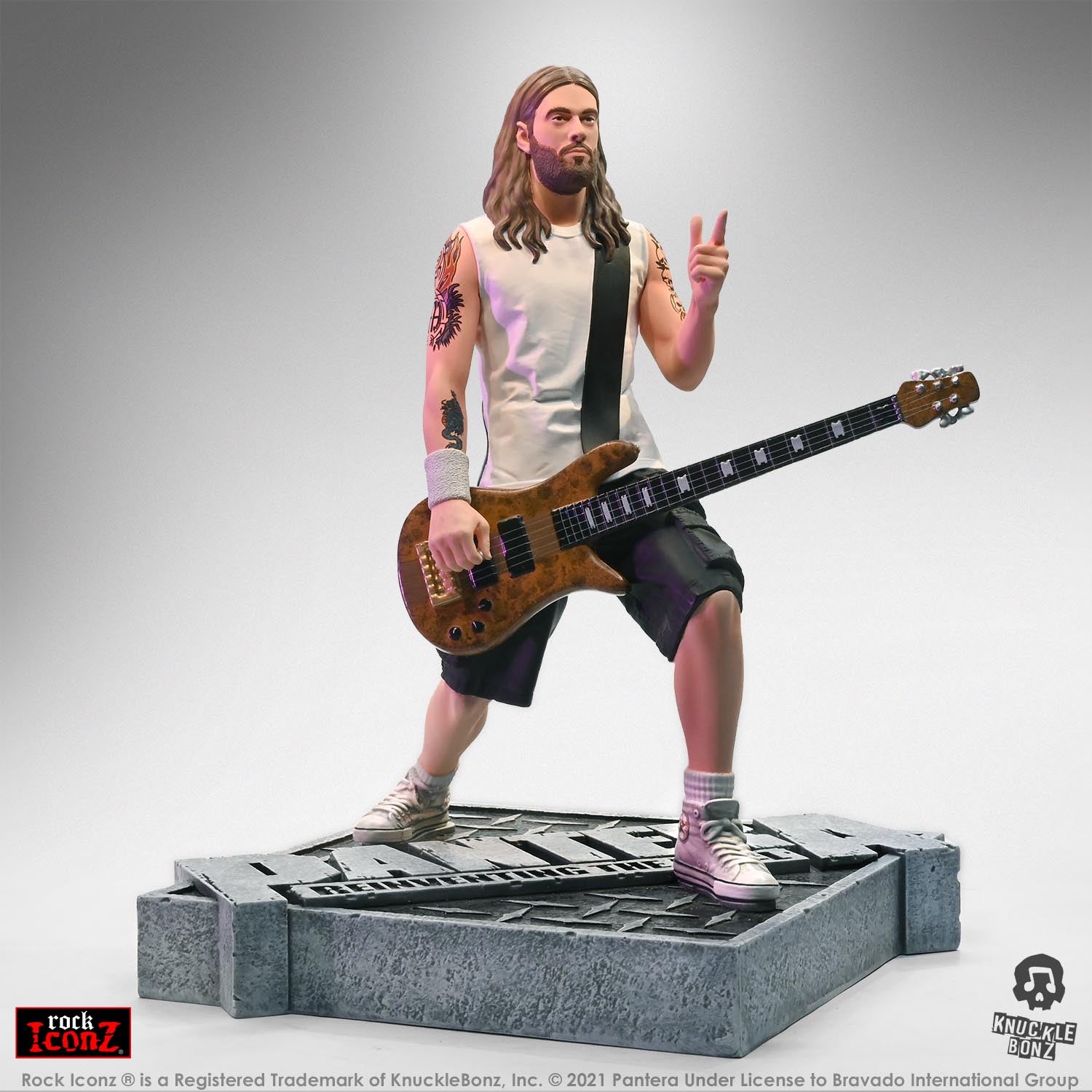 Pantera Rex Brown (Reinventing the Steel) KnuckleBonz Statue