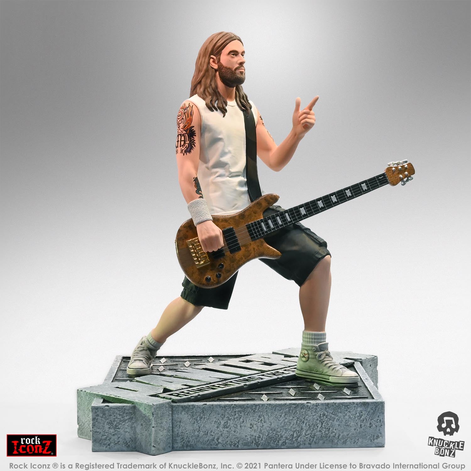 Pantera Rex Brown (Reinventing the Steel) KnuckleBonz Statue