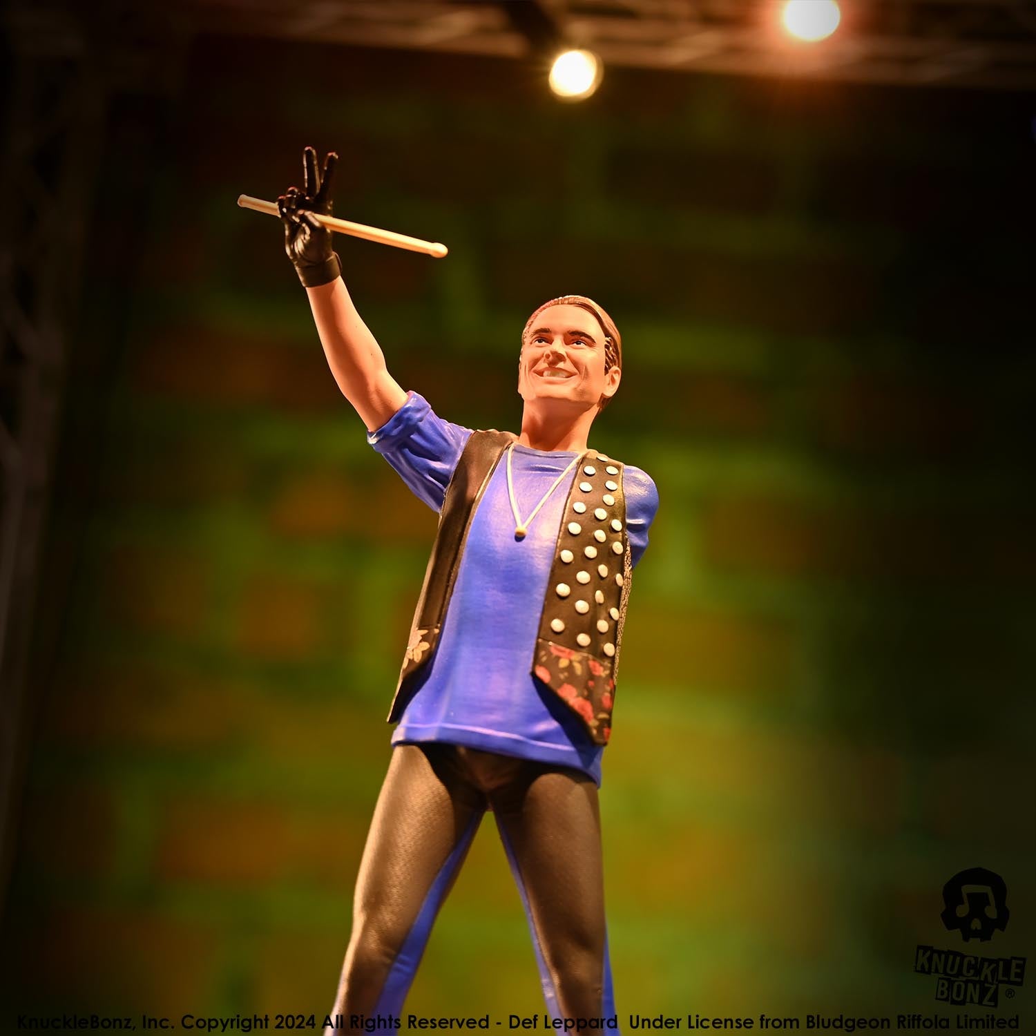 Def Leppard Rick Allen KnuckleBonz Statue