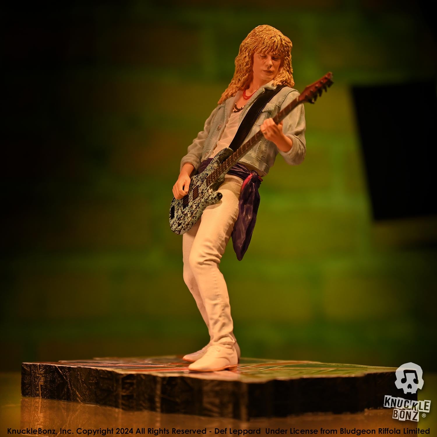 Def Leppard Rick Savage KnuckleBonz Statue