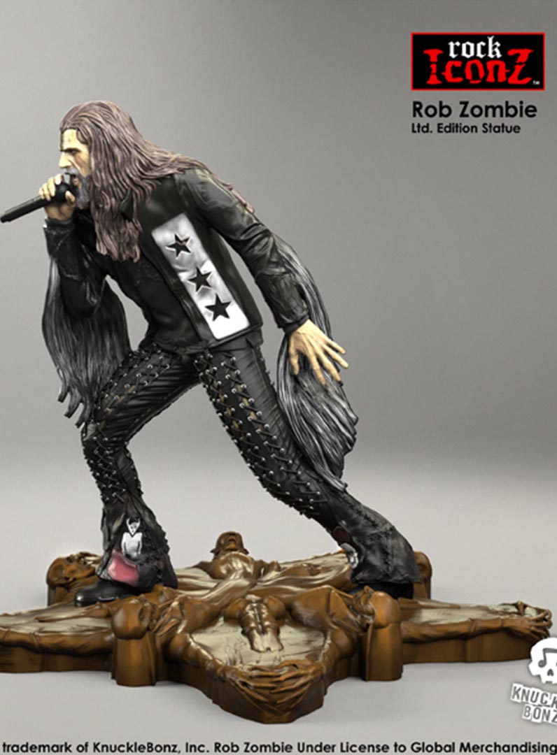 Rob Zombie KnuckleBonz Statue