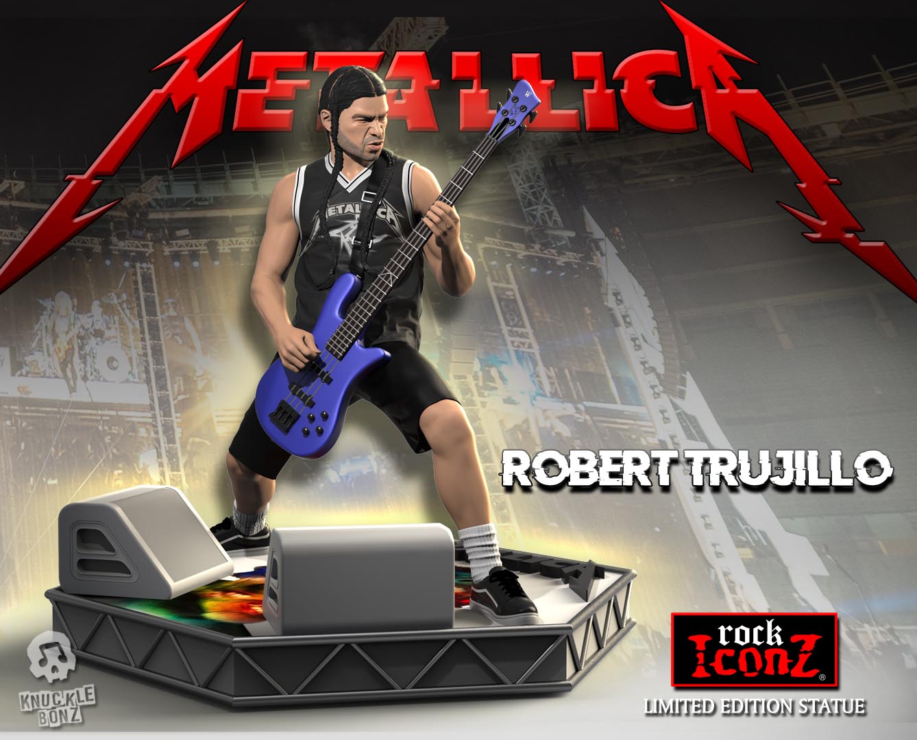 Metallica Robert Trujillo KnuckleBonz Statue
