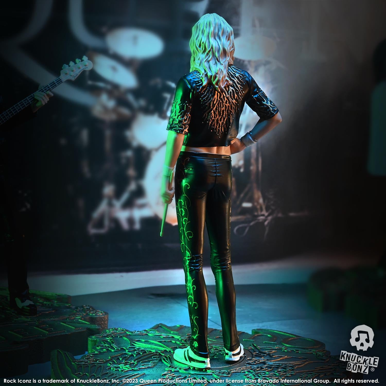 Queen II Roger Taylor KnuckleBonz Statue