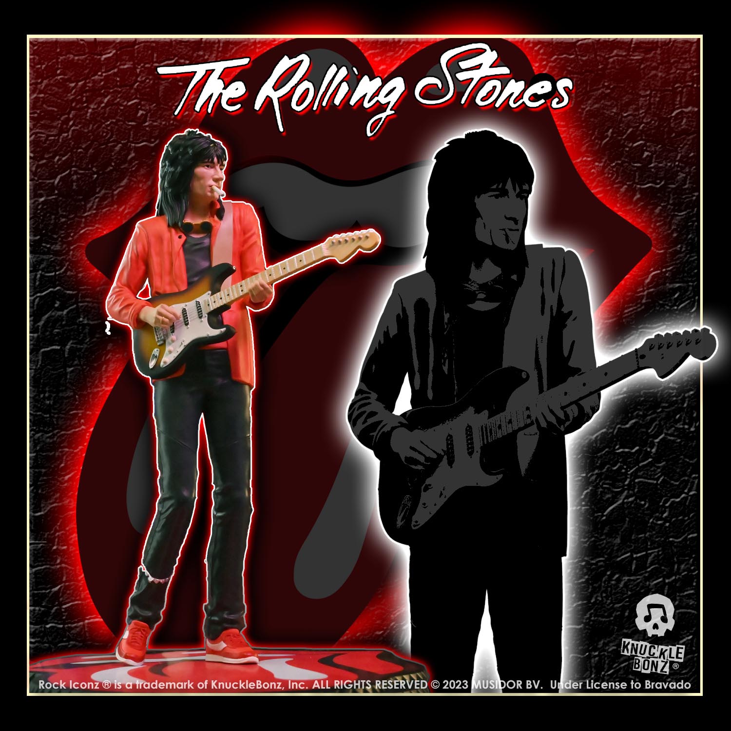 Rolling Stones Ronnie Wood KnuckleBonz Statue