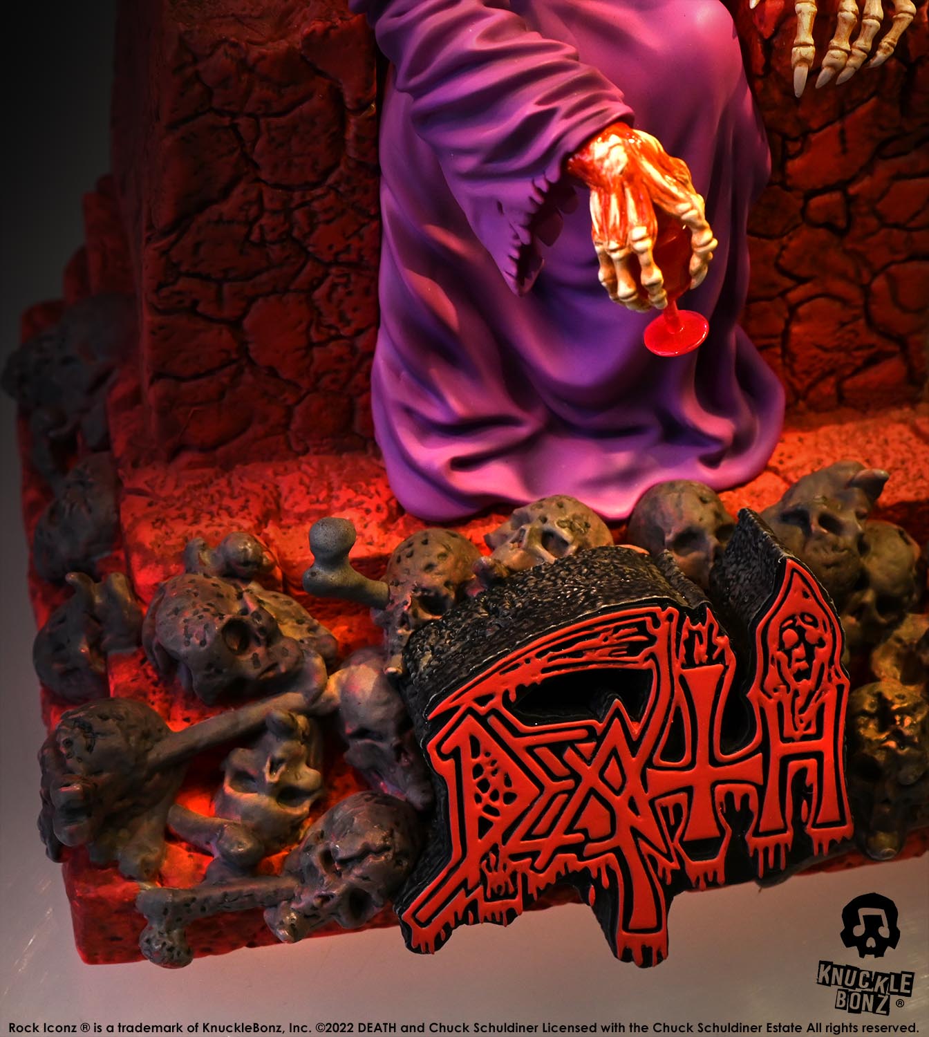 Death Scream Bloody Gore KnuckleBonz Statue