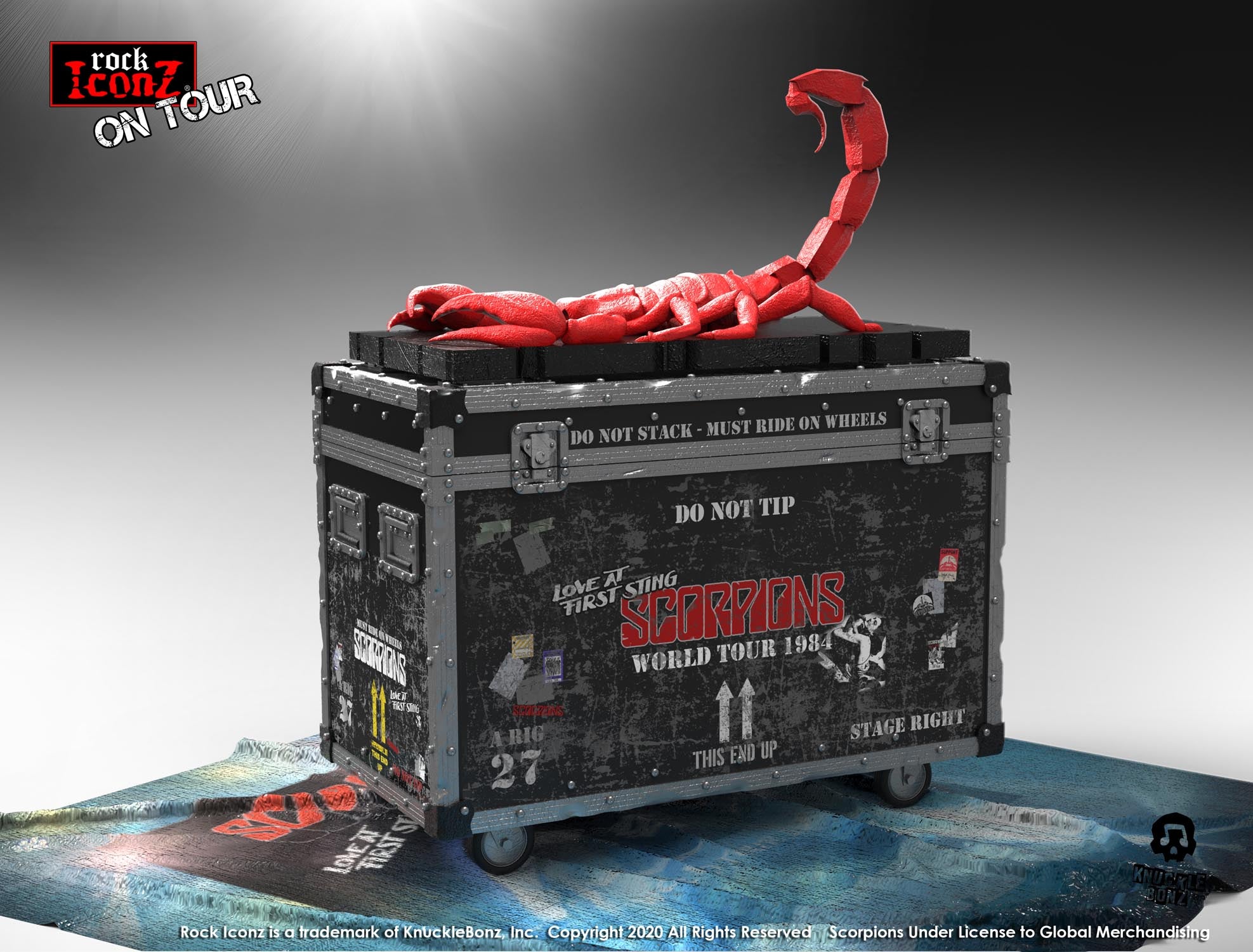 Scorpions Road Case KnuckleBonz Statue