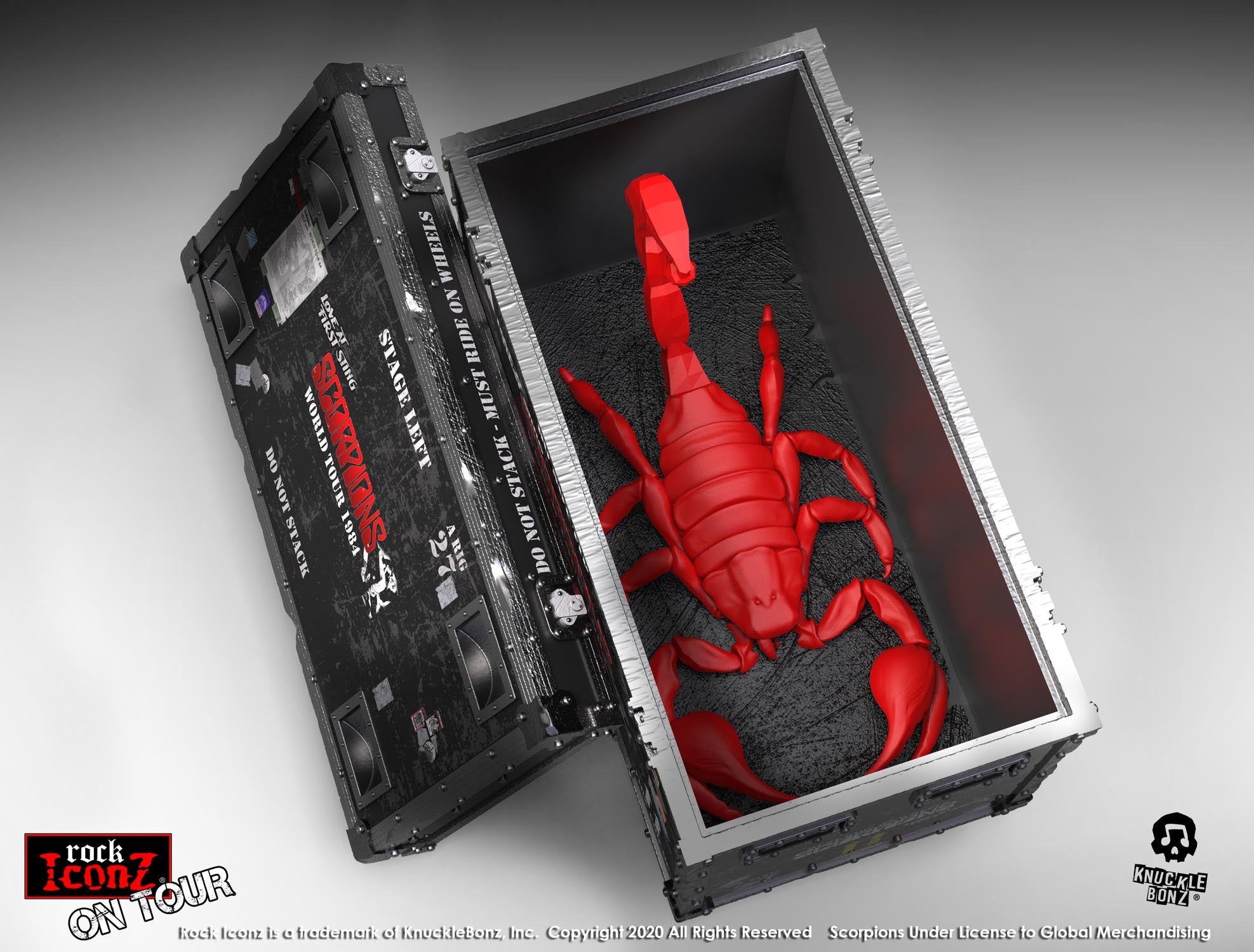 Scorpions Road Case KnuckleBonz Statue