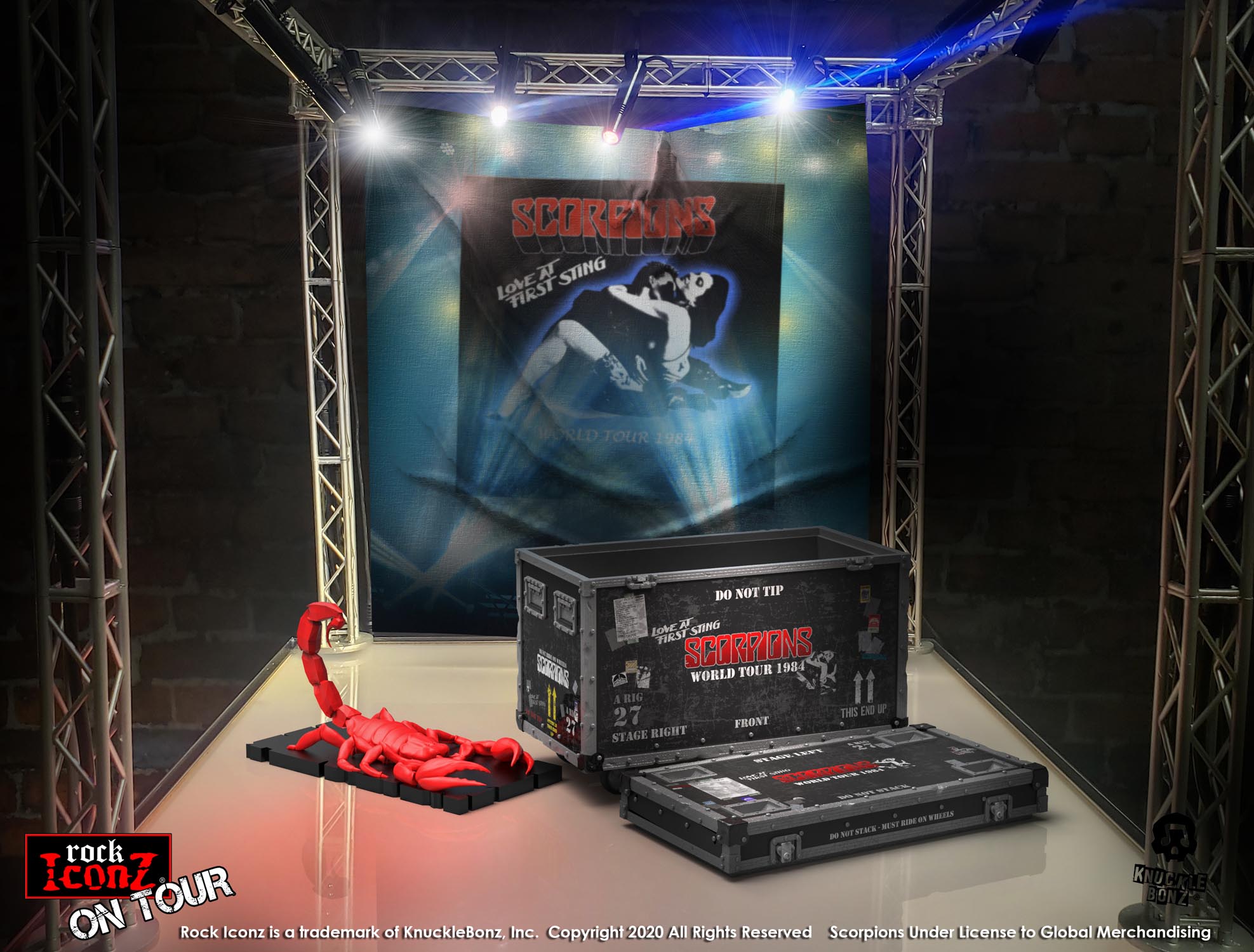Scorpions Road Case KnuckleBonz Statue