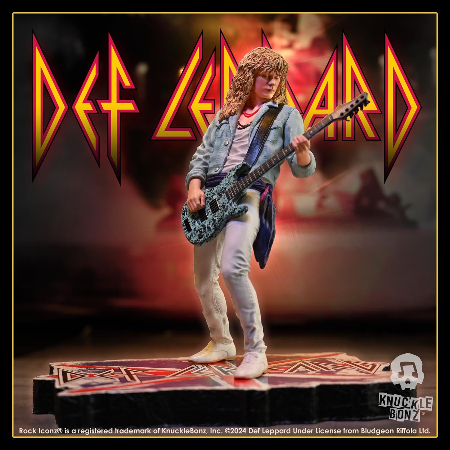 Def Leppard Rick Savage KnuckleBonz Statue