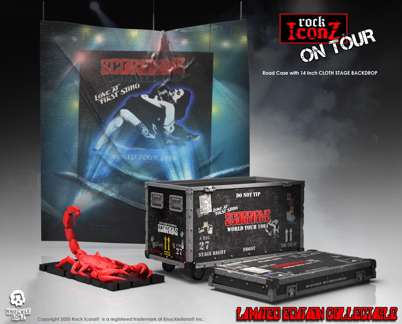 Scorpions Road Case KnuckleBonz Statue