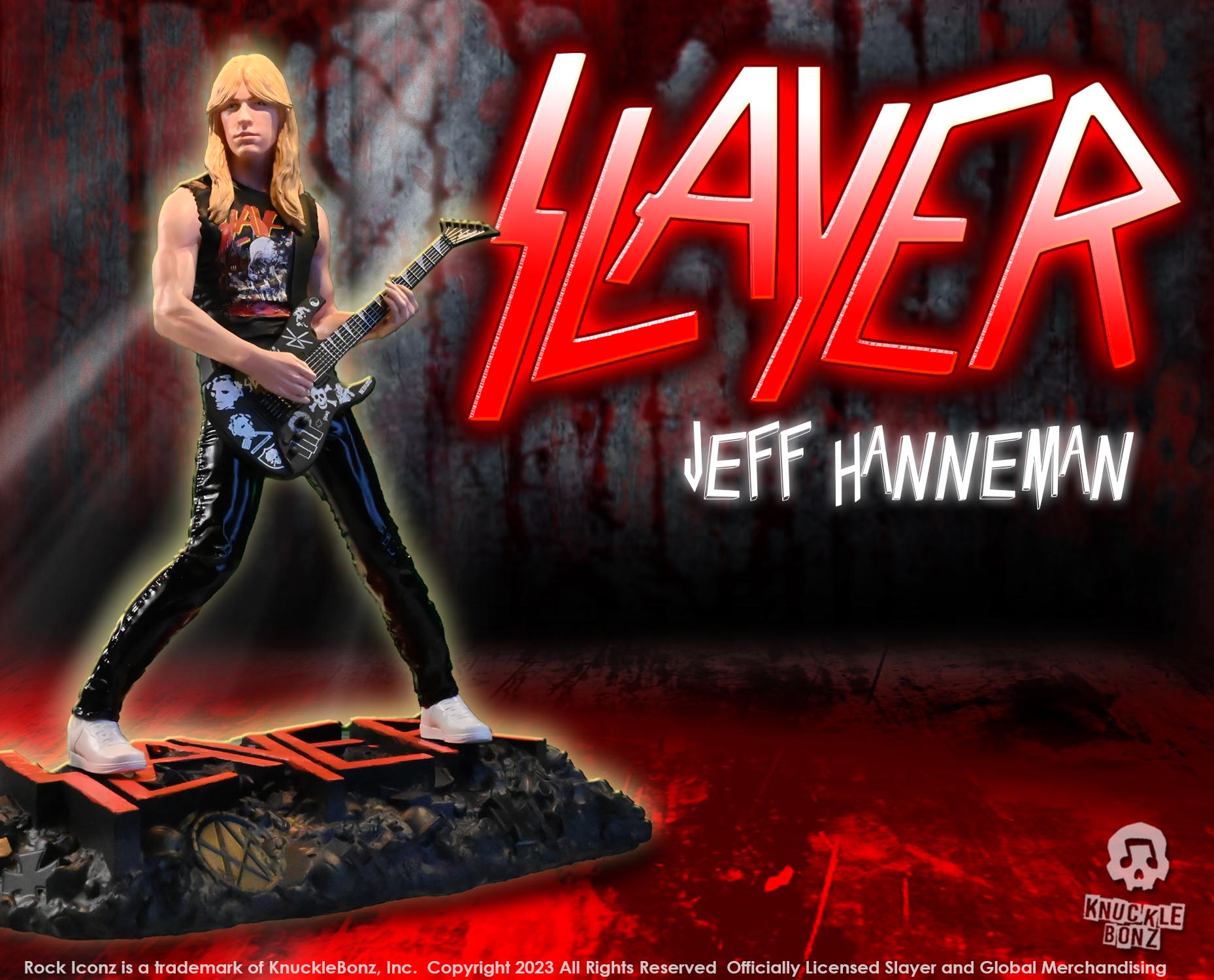 Slayer Jeff Hanneman II KnuckleBonz Statue