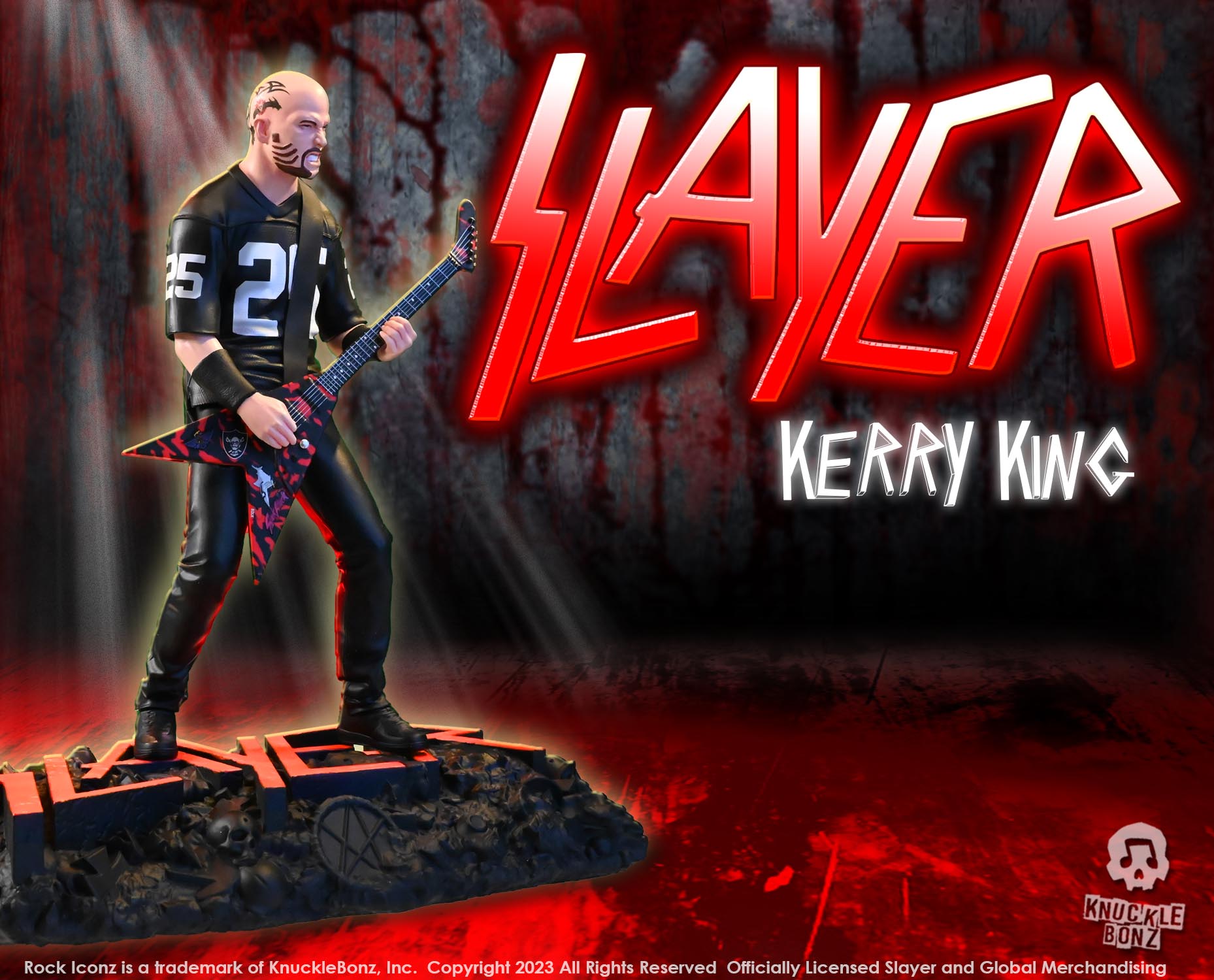 Slayer Kerry King II KnuckleBonz Statue