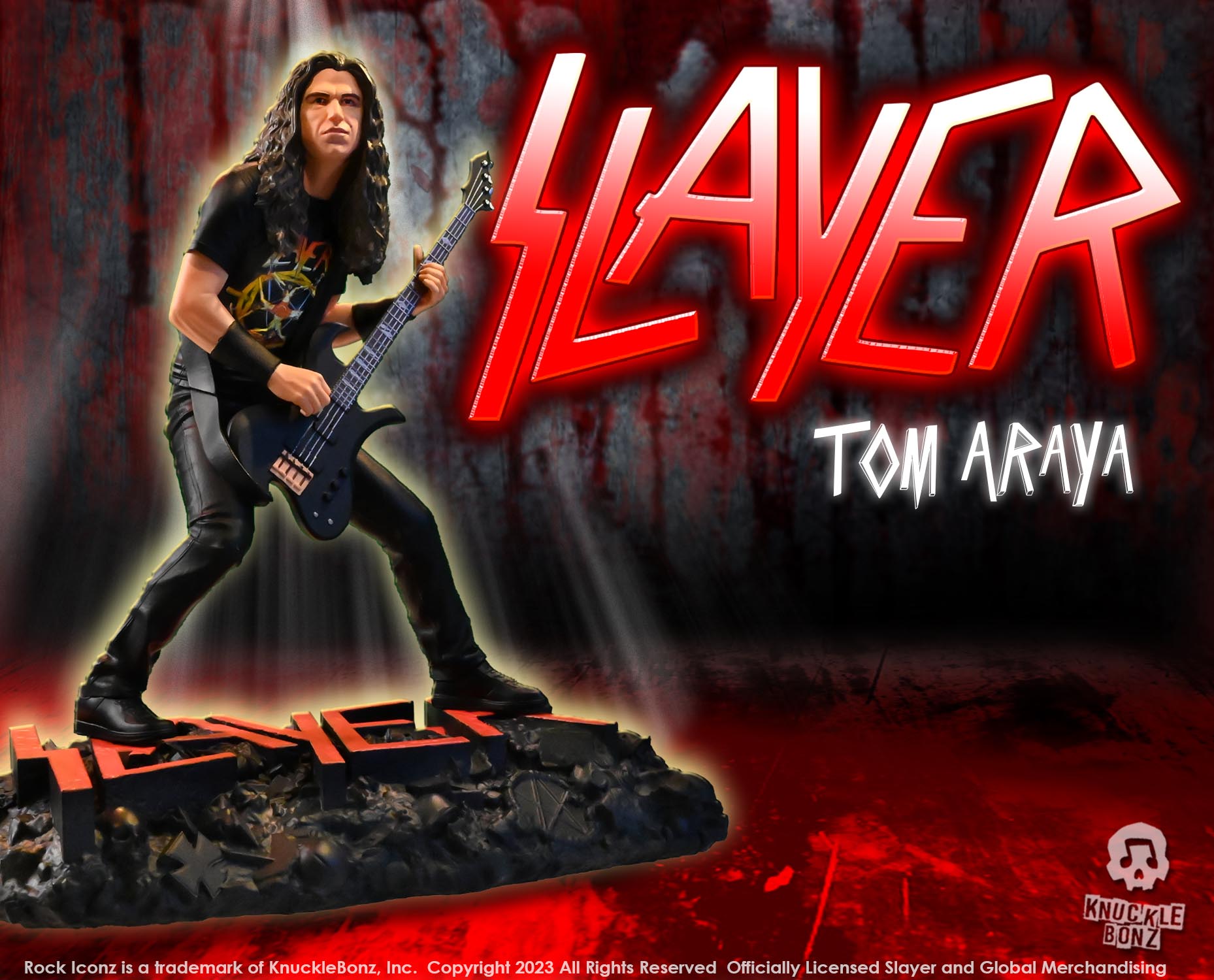Slayer Tom Araya II KnuckleBonz Statue