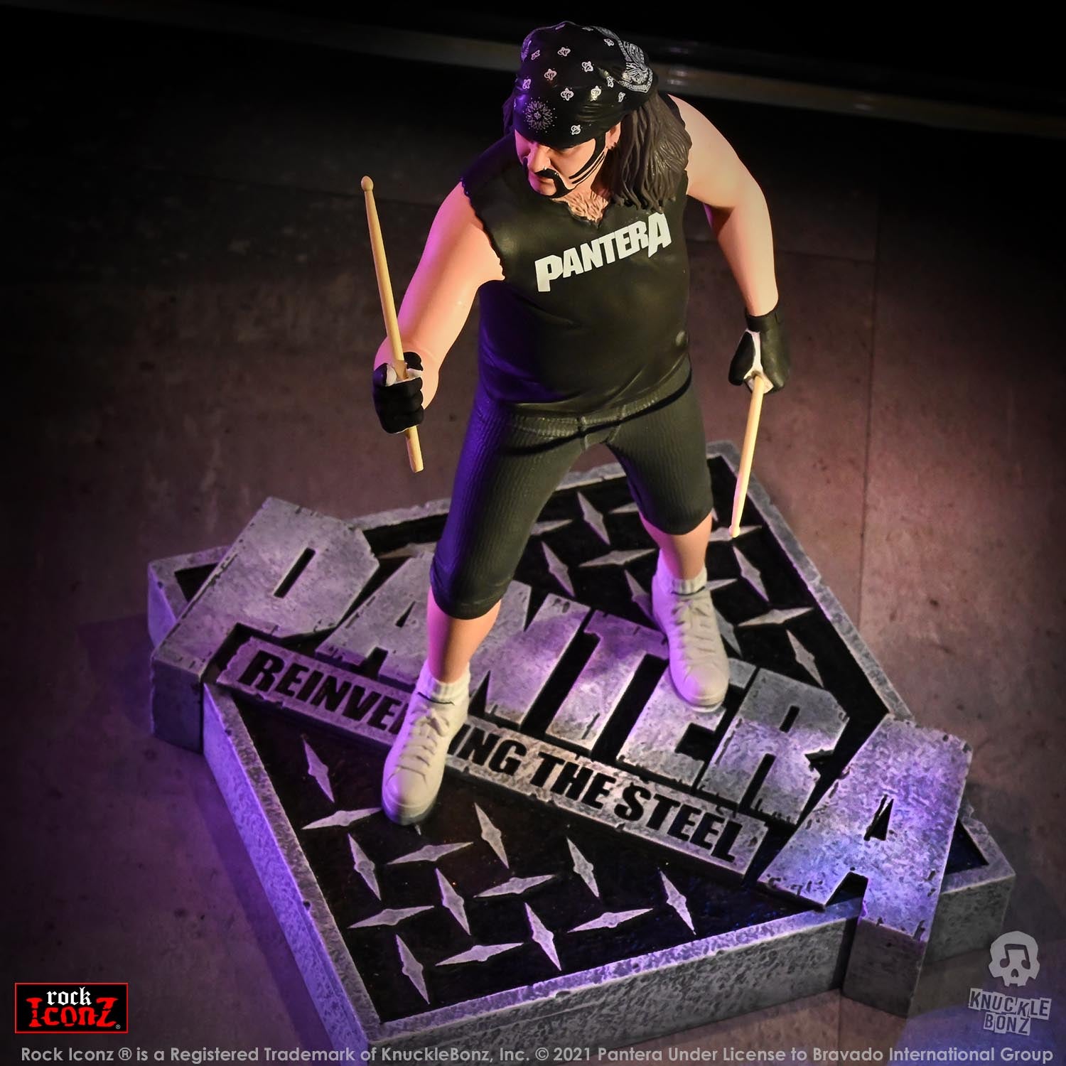Pantera Vinnie Paul (Reinventing the Steel) KnuckleBonz Statue