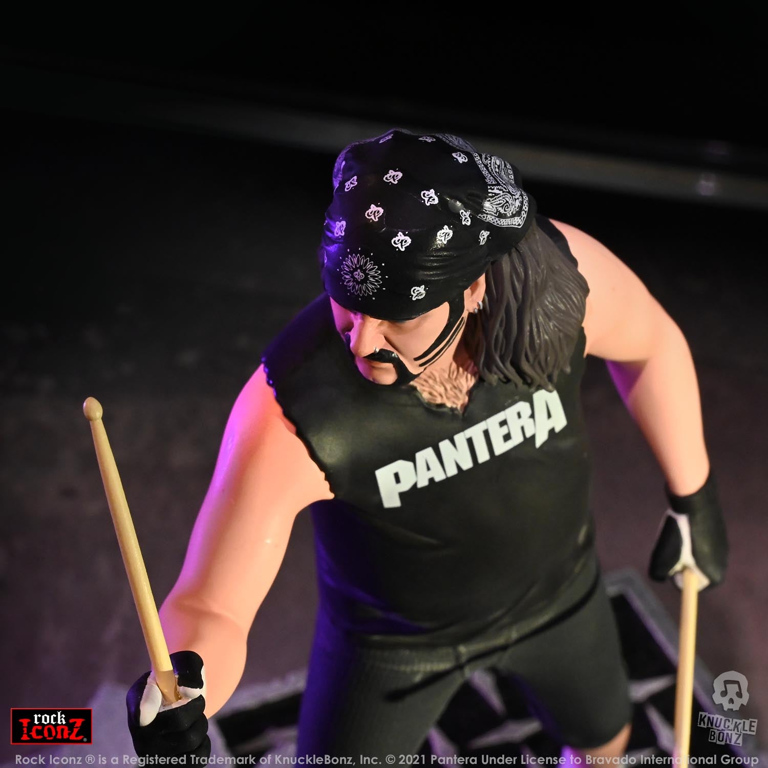 Pantera Vinnie Paul (Reinventing the Steel) KnuckleBonz Statue
