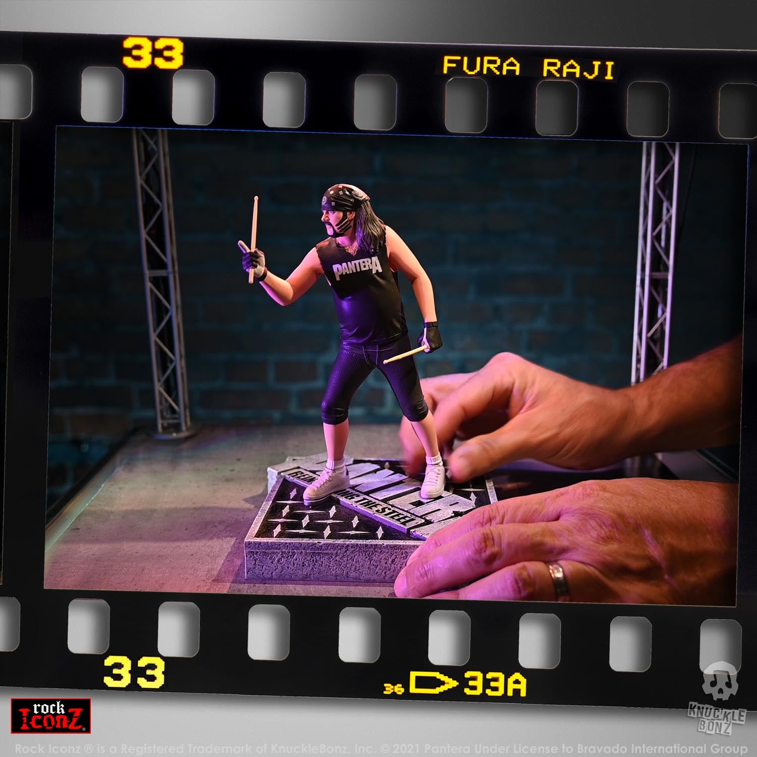 Pantera Vinnie Paul (Reinventing the Steel) KnuckleBonz Statue