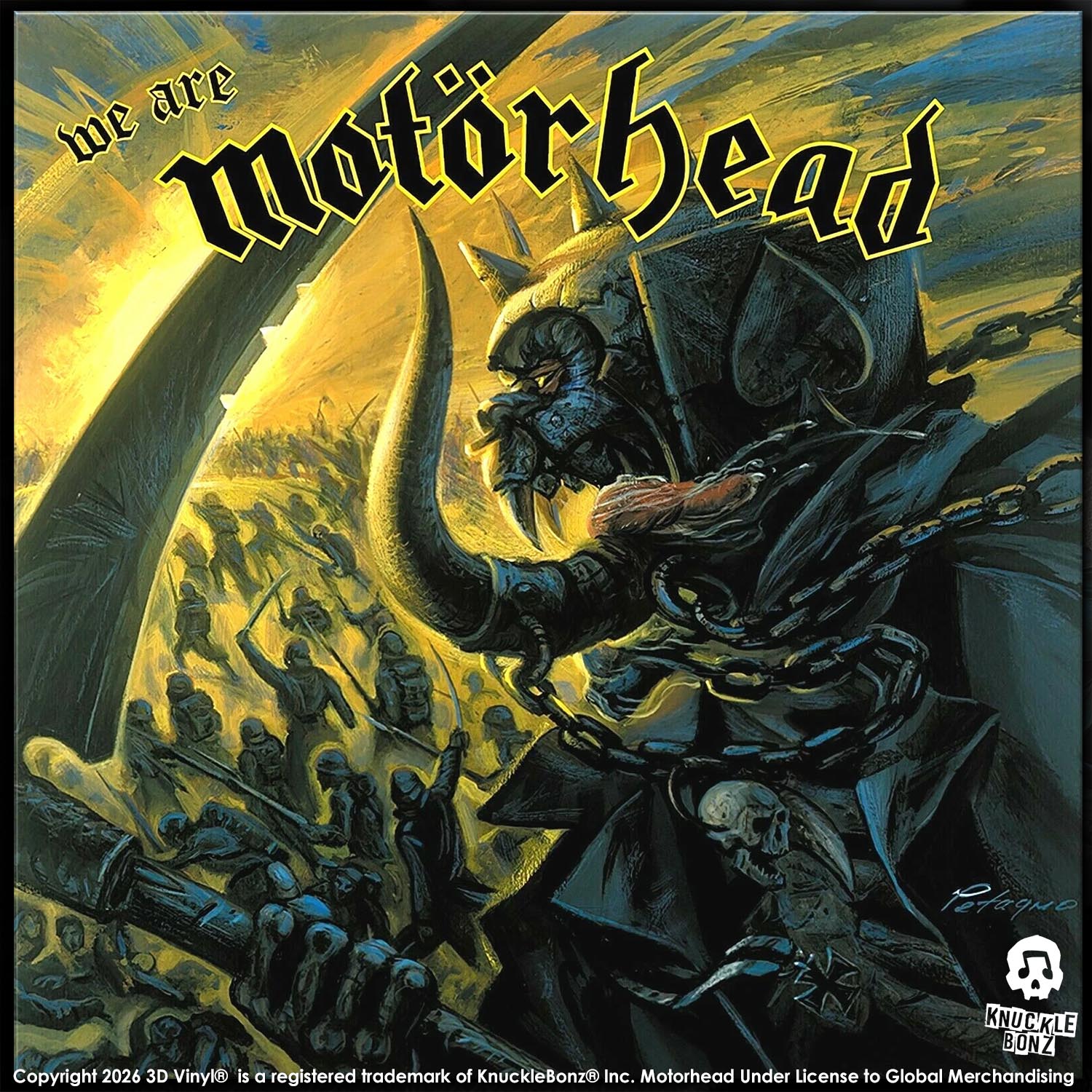 We Are Motörhead Warpig (Motörhead) 3D Vinyl KnuckleBonz Statue