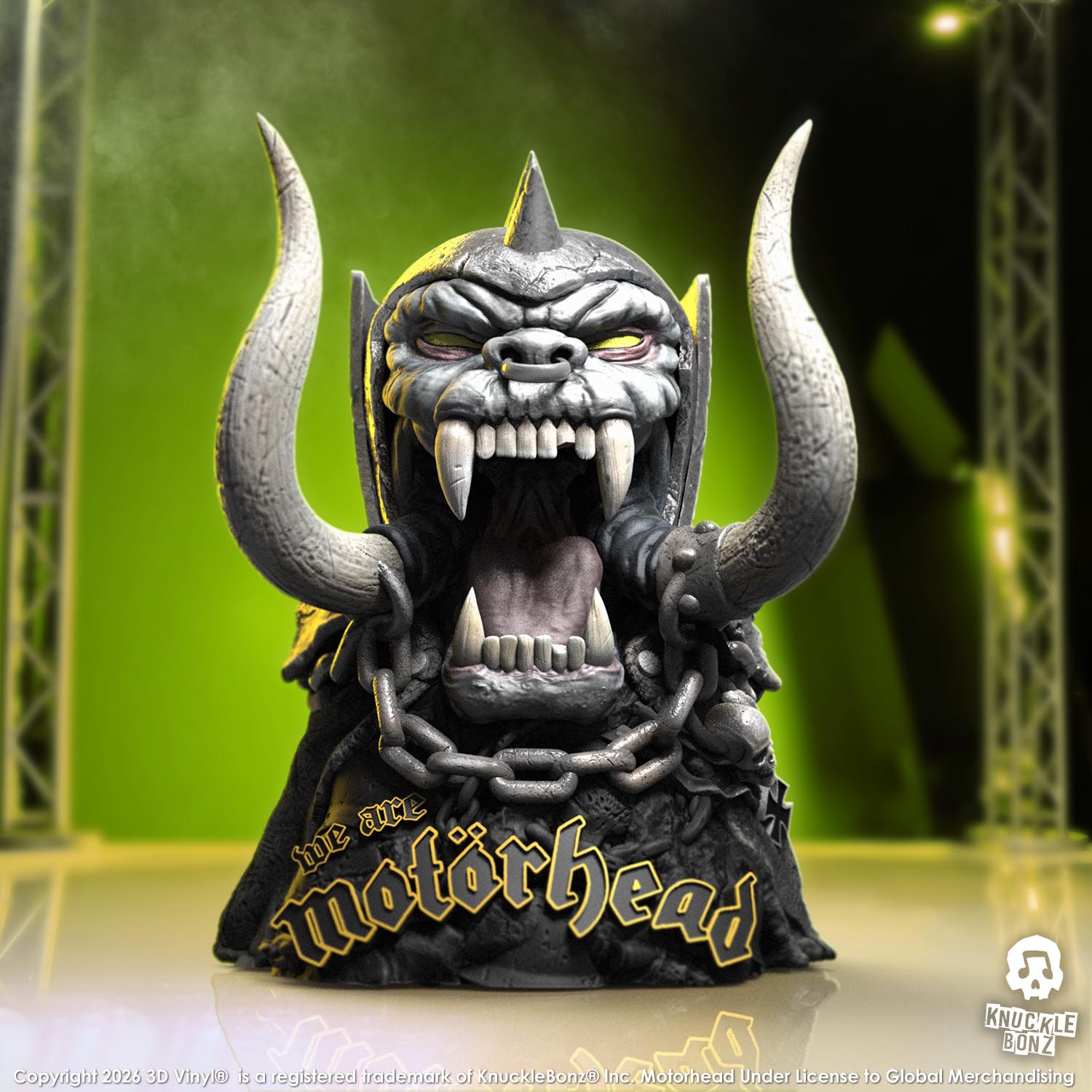 We Are Motörhead Warpig (Motörhead) 3D Vinyl KnuckleBonz Statue