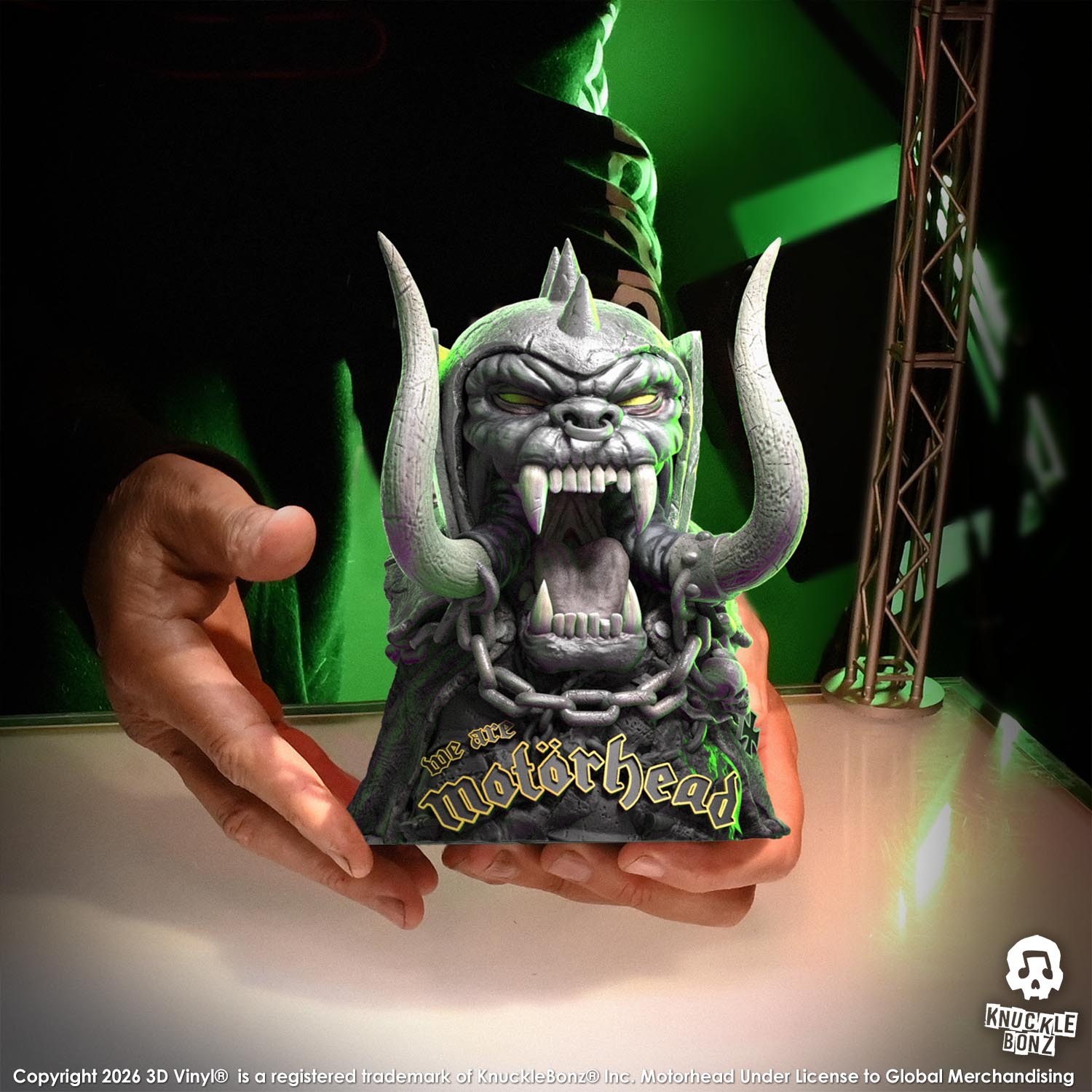 We Are Motörhead Warpig (Motörhead) 3D Vinyl KnuckleBonz Statue