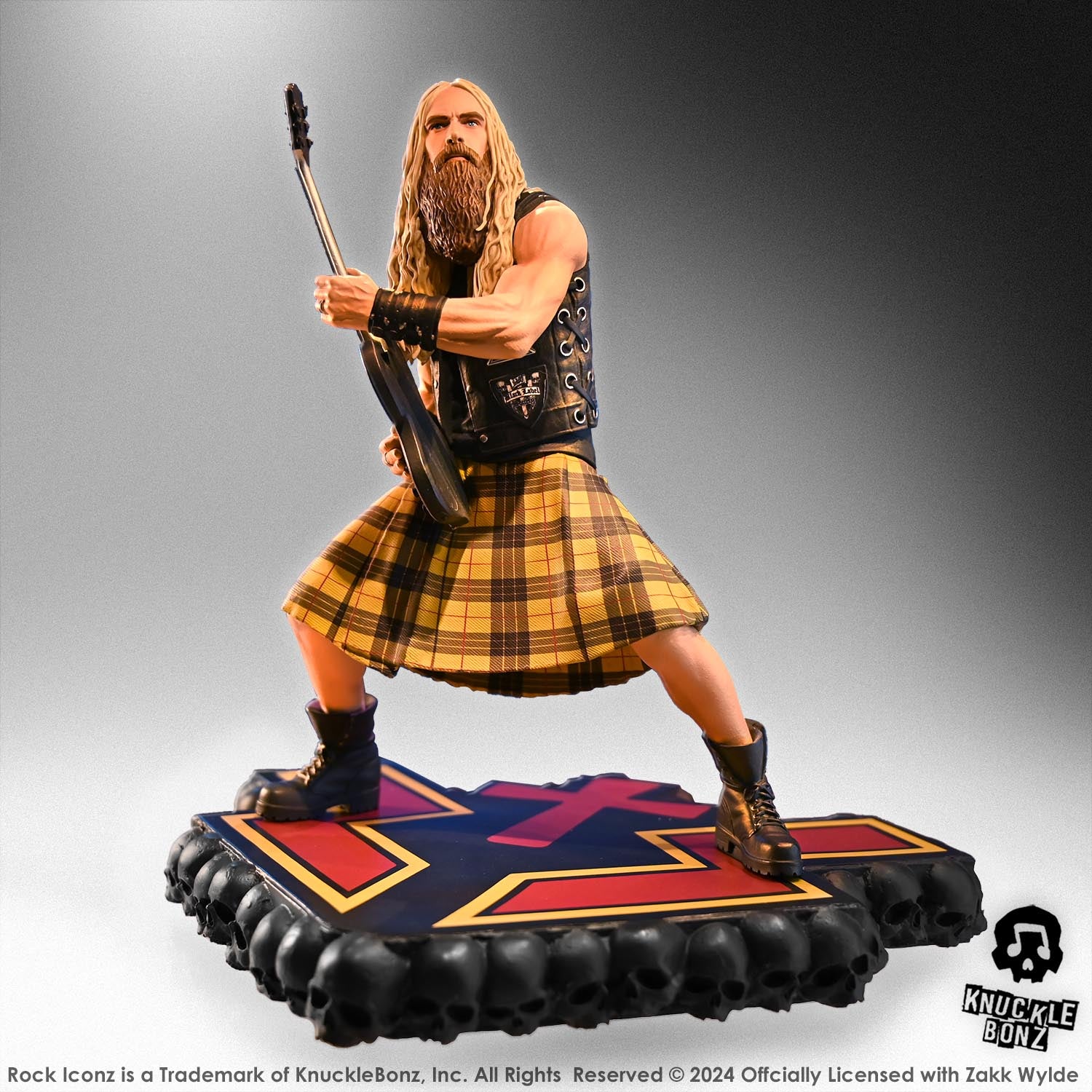 Zakk Wylde II KnuckleBonz Statue