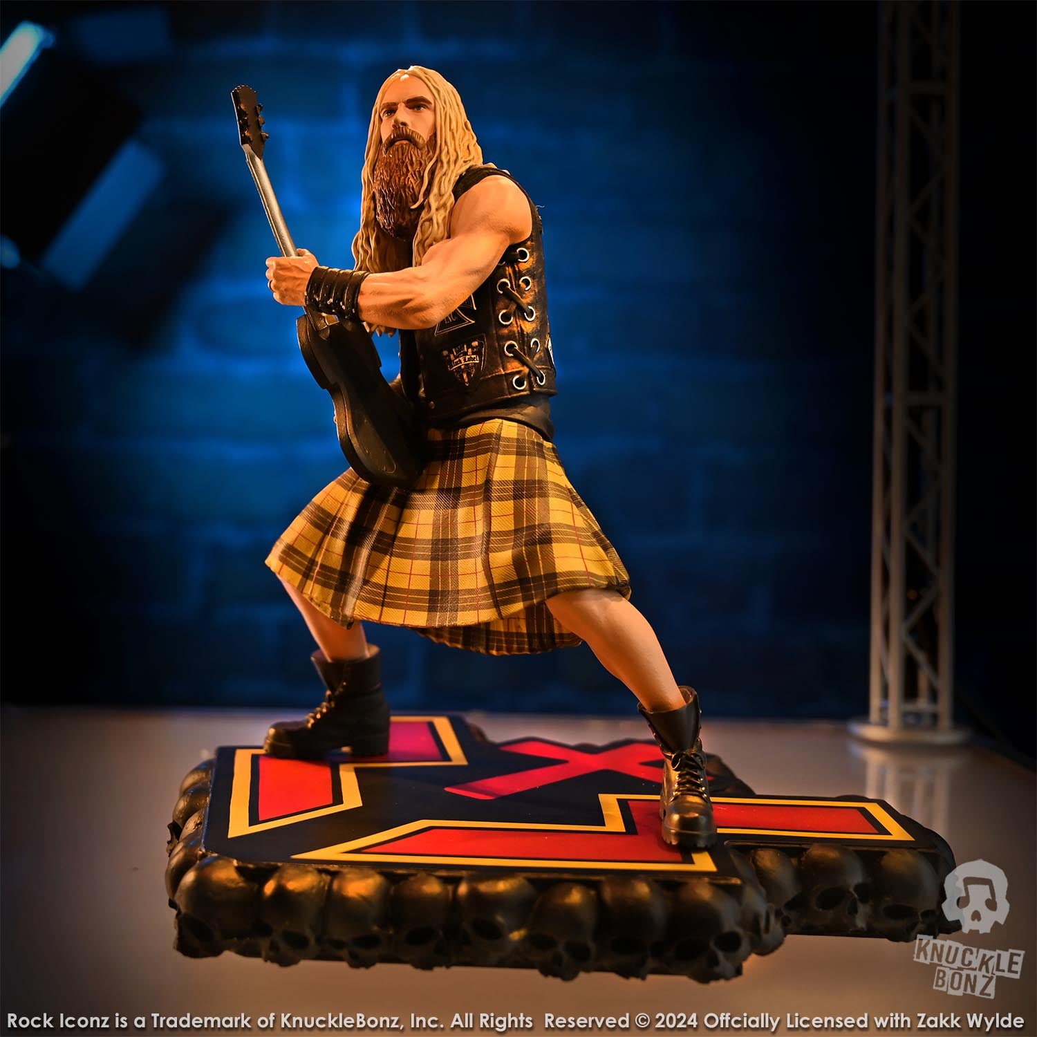 Zakk Wylde II KnuckleBonz Statue