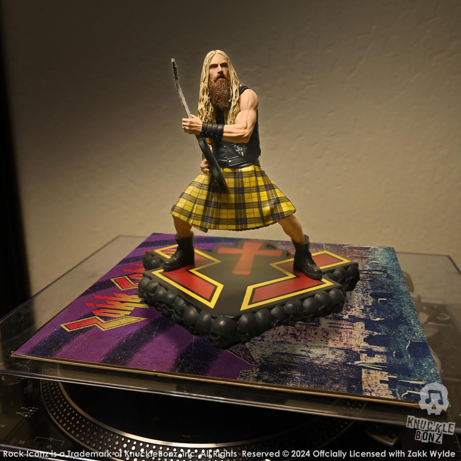 Zakk Wylde II KnuckleBonz Statue
