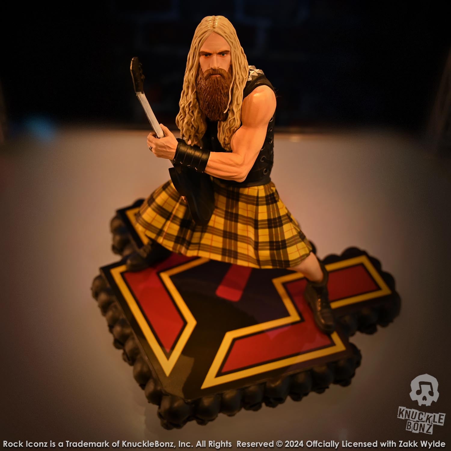 Zakk Wylde II KnuckleBonz Statue