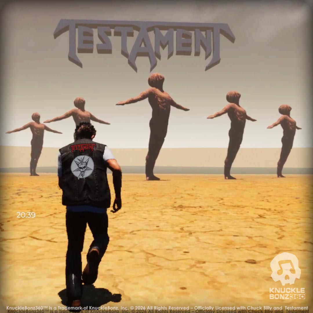 テスタメント　testament ピック KnuckleBonz360 x Testament