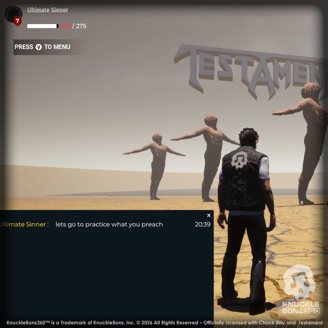 KnuckleBonz360 x Testament