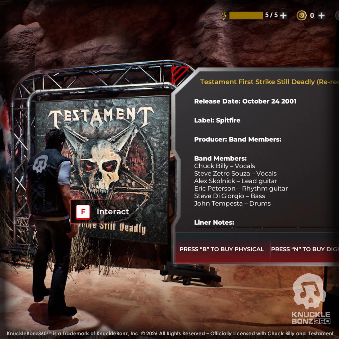 KnuckleBonz360 x Testament